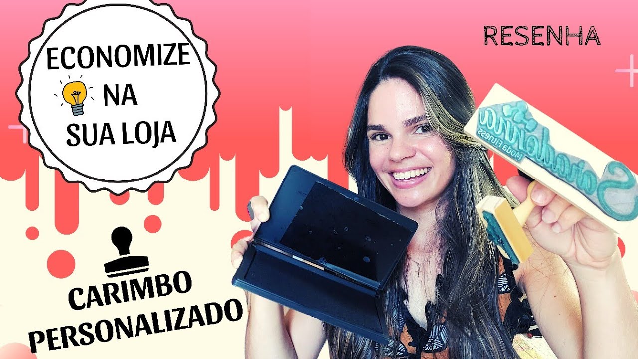 CARIMBO PERSONALIZADO - ECONOMIA NA SUA LOJA
