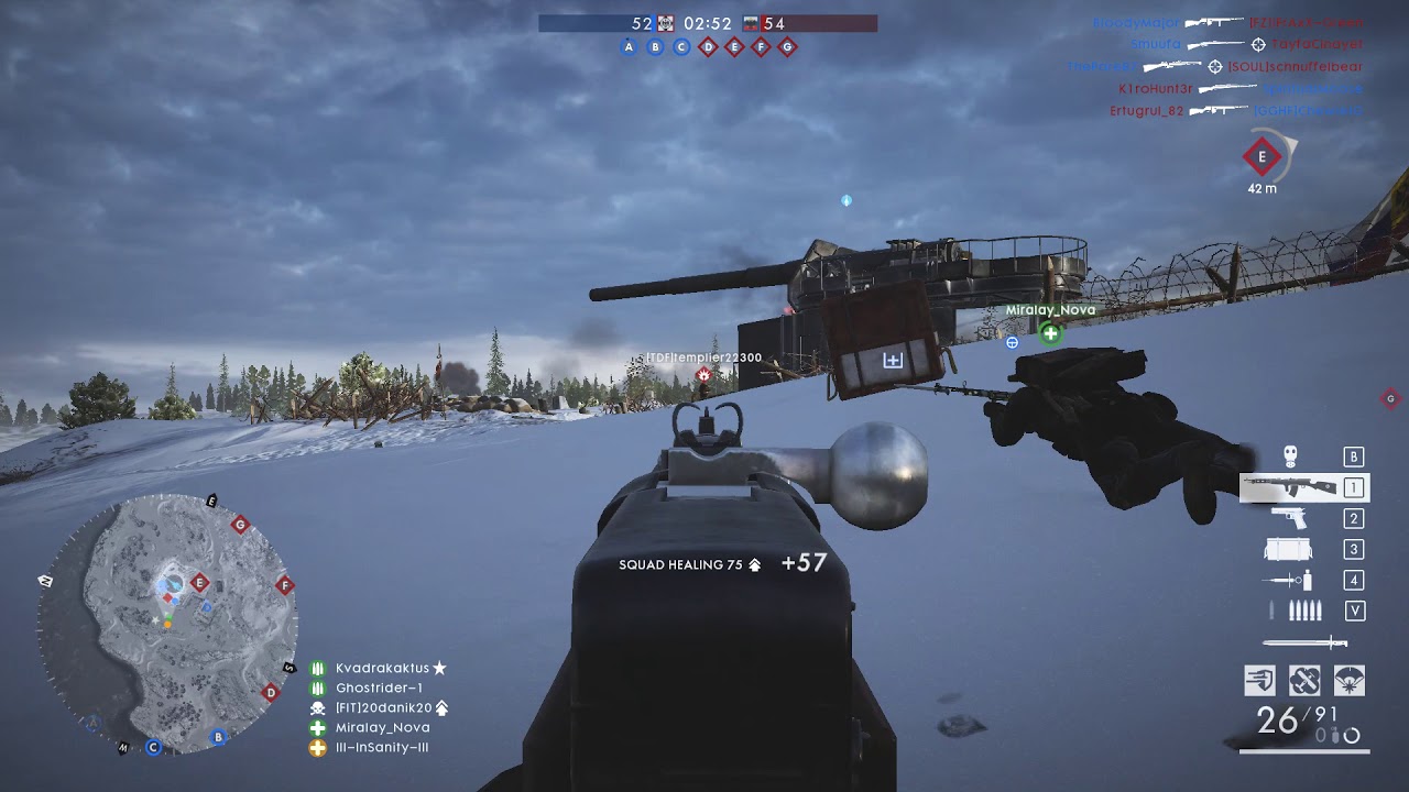 Battlefield 1 - SMG 08 | 100 Service stars