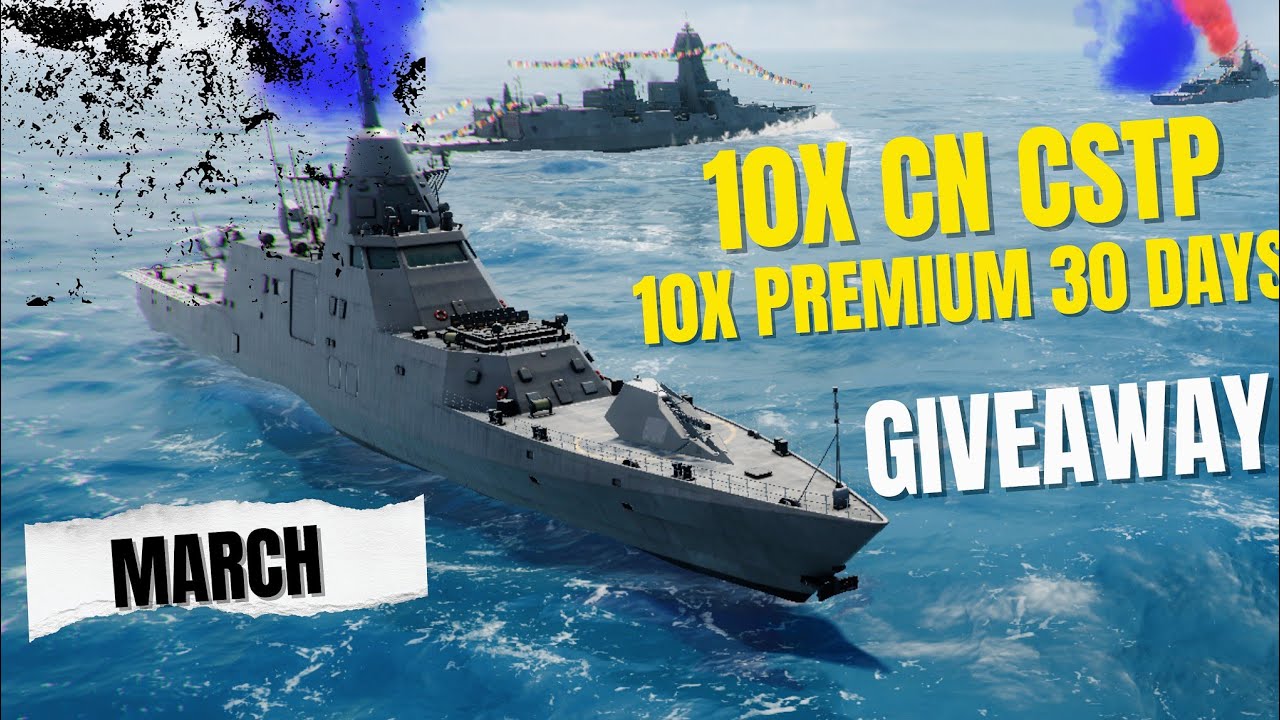 Modern Warships Giveaway March 2026 | Win The CN CSTP Ship 🎁