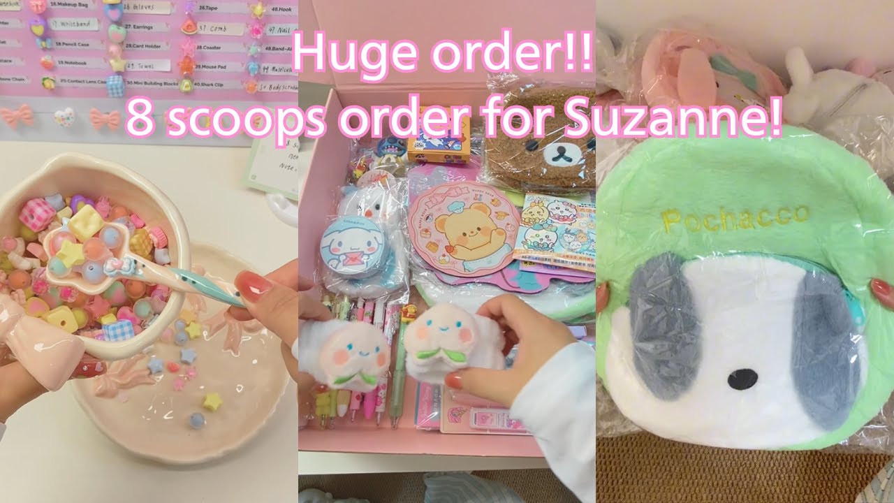 8 scoops order for Suzanne!