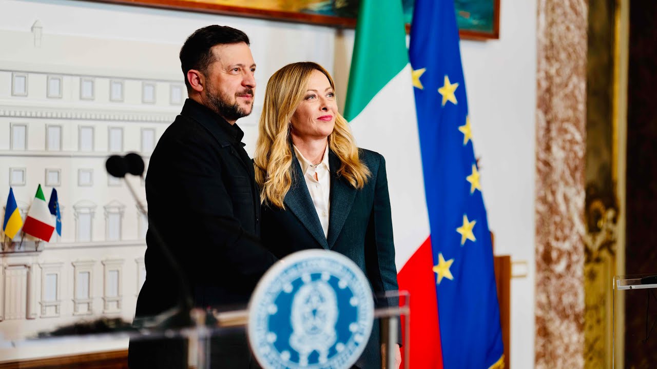 Dichiarazioni congiunte con il Presidente dell&rsquo;Ucraina, Volodymyr Zelensky