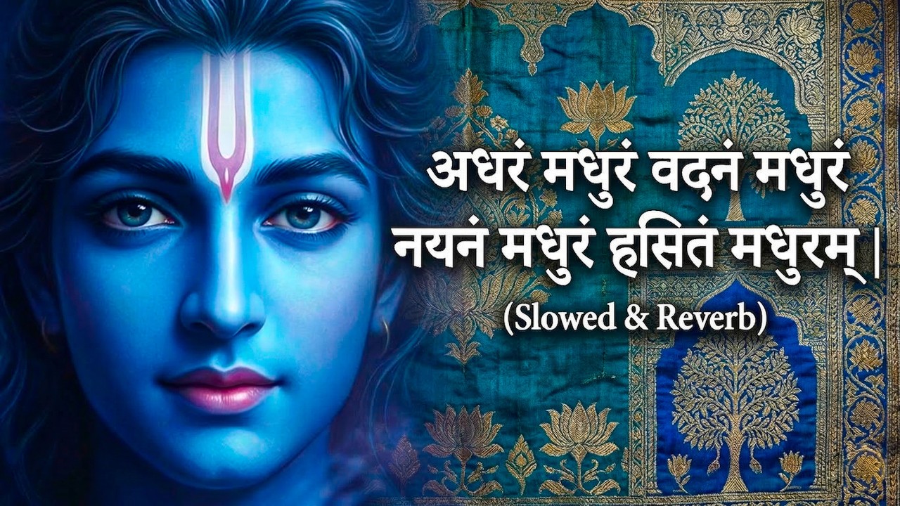 Adharam Madhuram Lofi Krishna Bhajan Bhakti Song Bhajan Song  Madhurashtakam