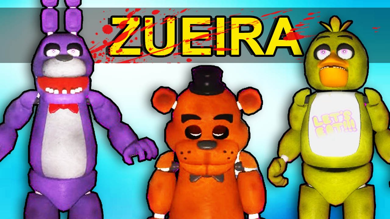 Gmod Five Nights at Freddy da ZUEIRA - Momentos Engraçados (Garry's Mod SandBox Terror)
