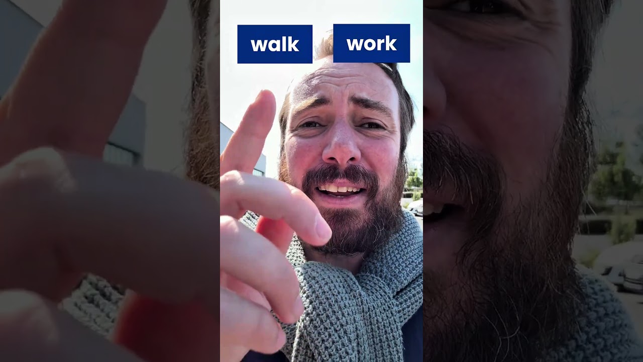 &lsquo;Work&rsquo; vs &lsquo;walk&rsquo; in British English