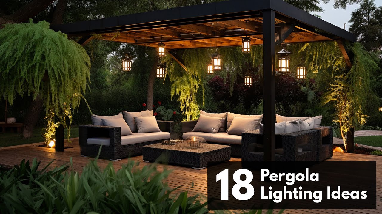 18 Captivating Pergola Lighting Ideas for Your Yard