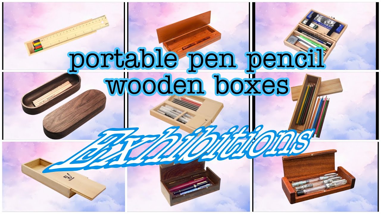 pen pencil wooden boxes 🚪🪑🔨🛏  #Wooden Box #Stationery #PortableStorage #diy #woodwork
