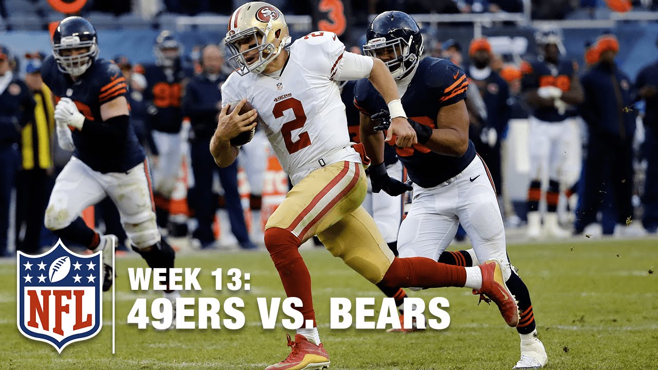 QB on Fire! Blaine Gabbert Scrambles & Sprints 44 Yards for Game-Tying TD! | 49ers vs. Bears | NFL