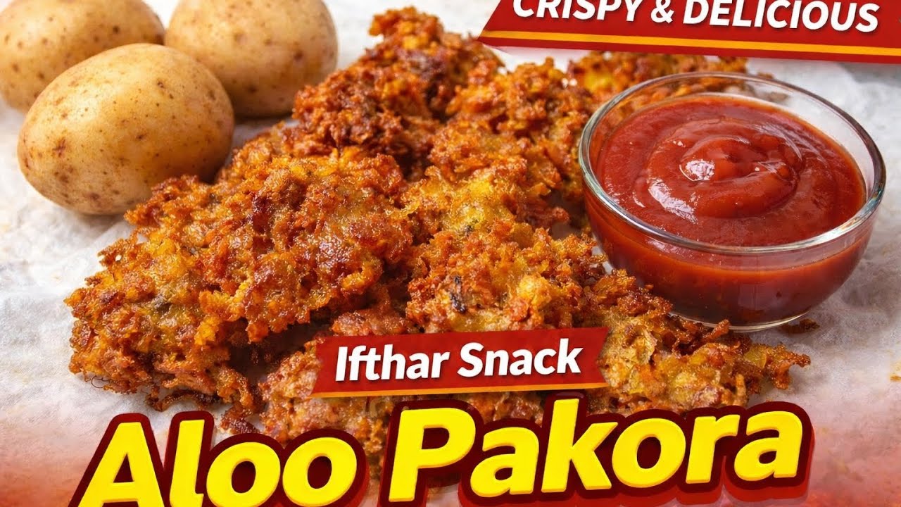 Ramzan Special Aloo Pakoda | Bahar Se Crispy, Andar Se Soft! 😍