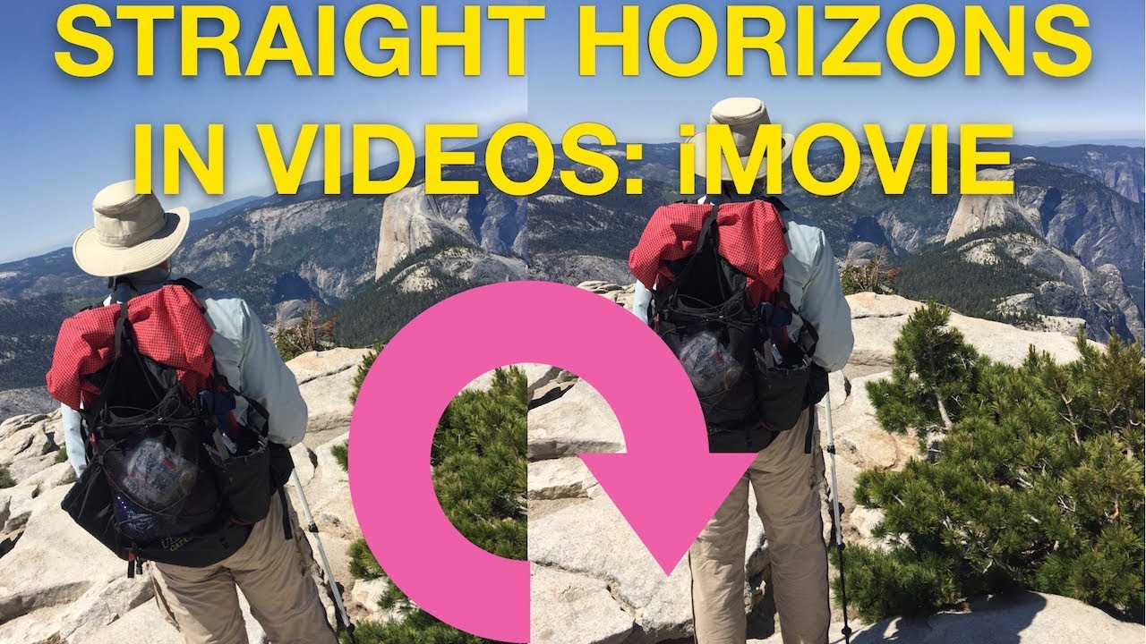 Fix iMovie horizon problems: rotate clips with Keynote