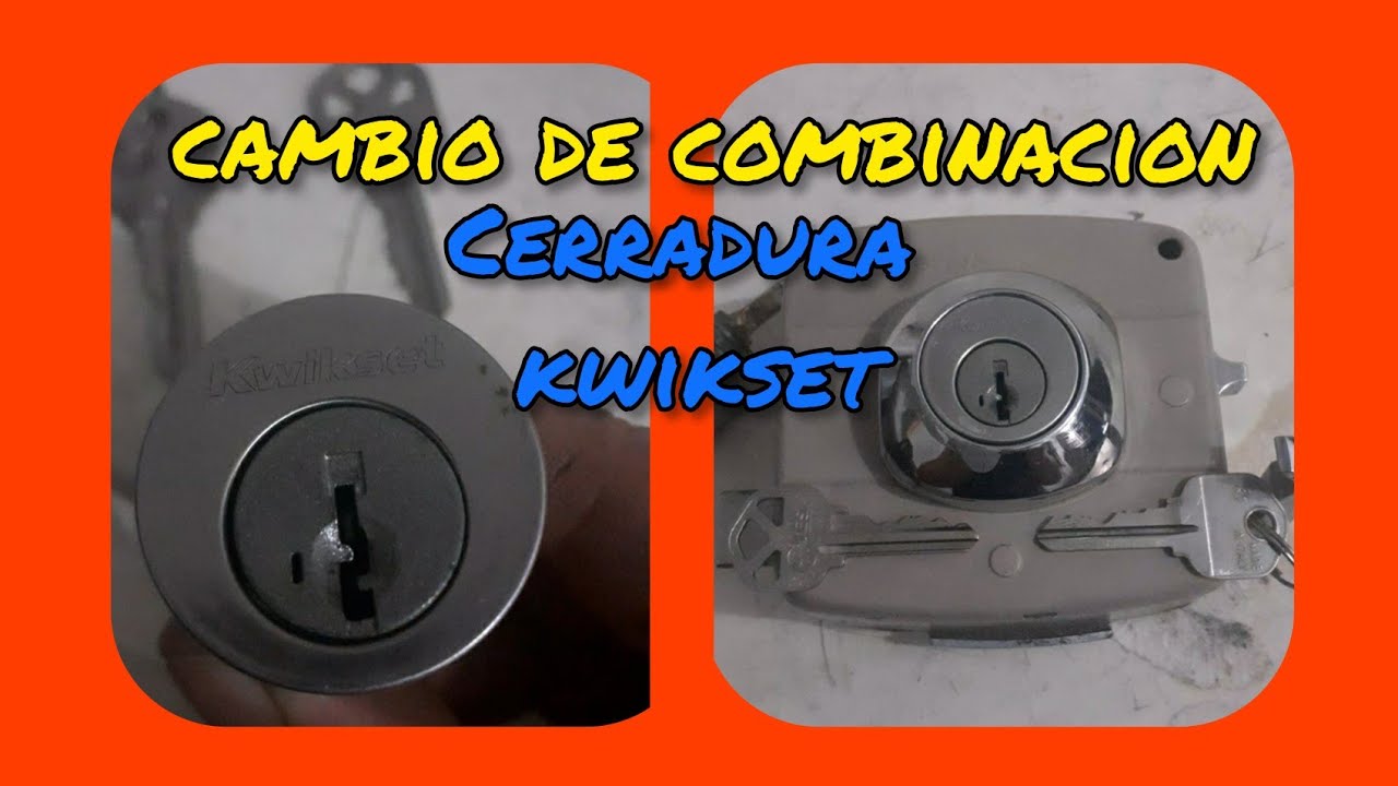 curso Cerrajeria gratis 4: cambio de combinacion kwikset