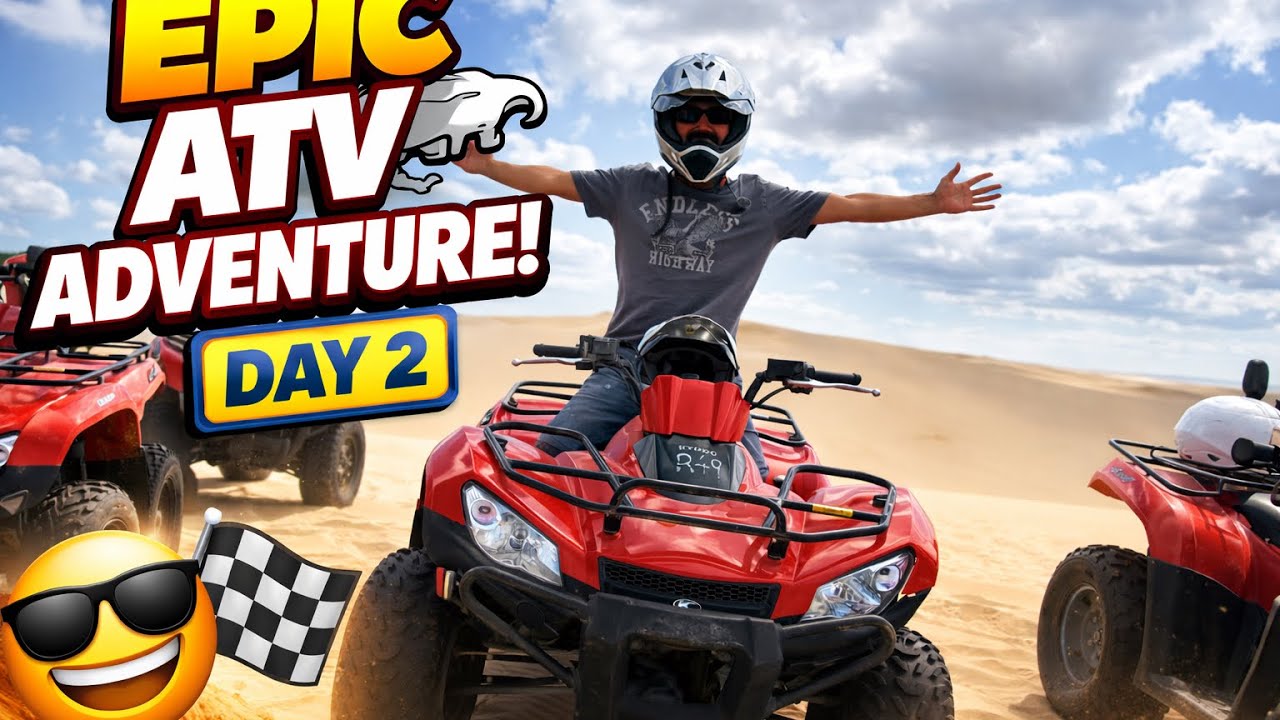 👉 DAY 2 TURNED CRAZY 😱 | Epic ATV Desert Adventure | Kafle Vlogs