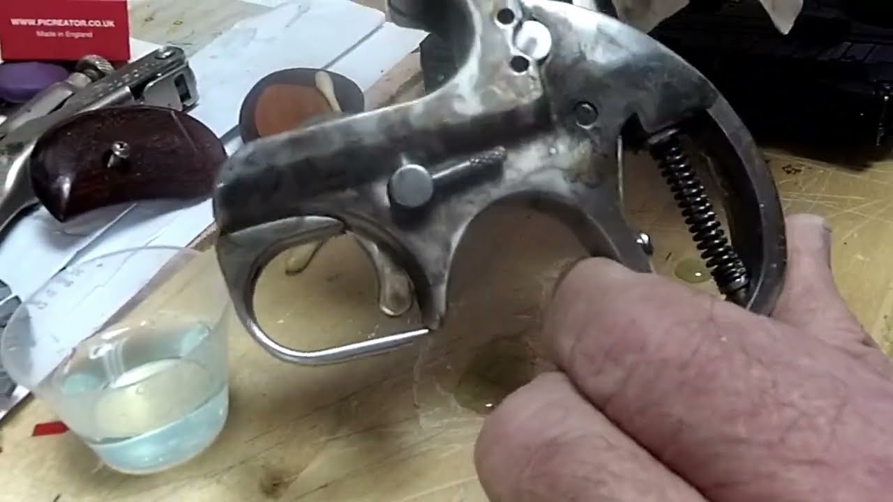 Color Case Hardened Finish on Stainless Derringer