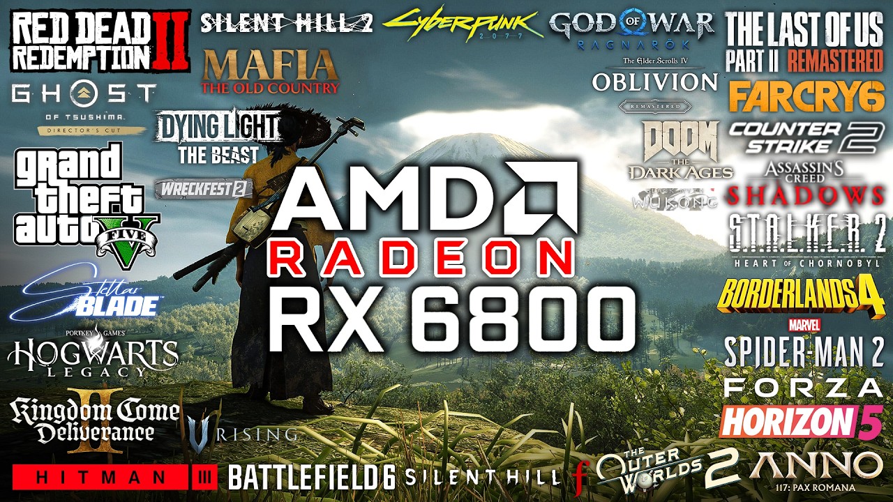 RX 6800 in 2025 - Test in 30 Games