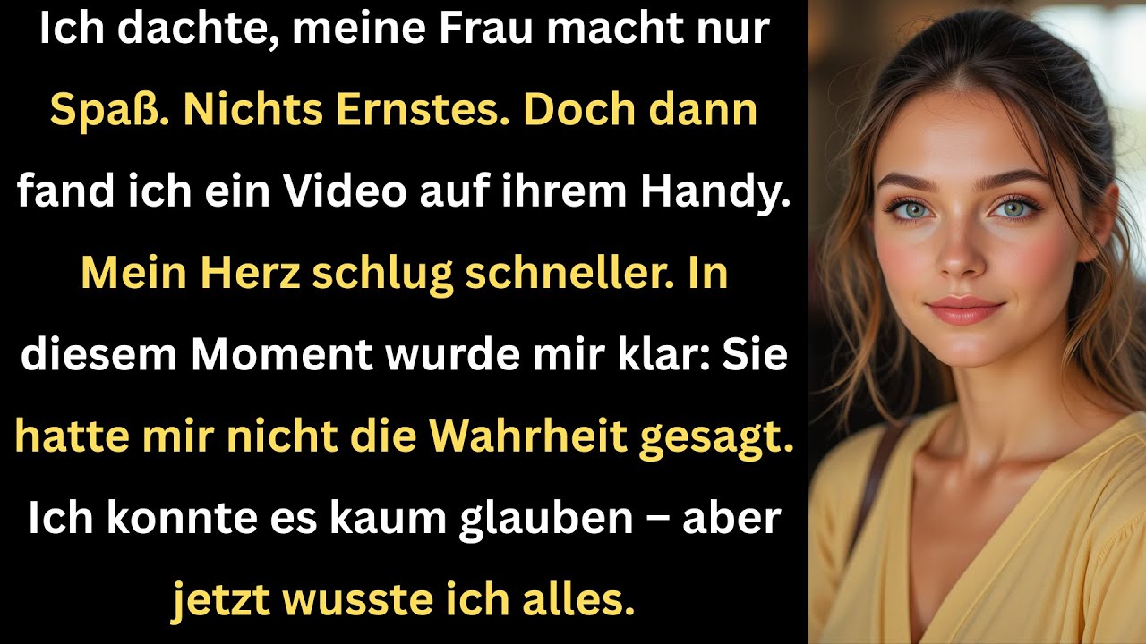 Meine Frau sagte, es war nur Spaß mit Fremden – bis ich das Video zeigte. Dann war sie schockiert.