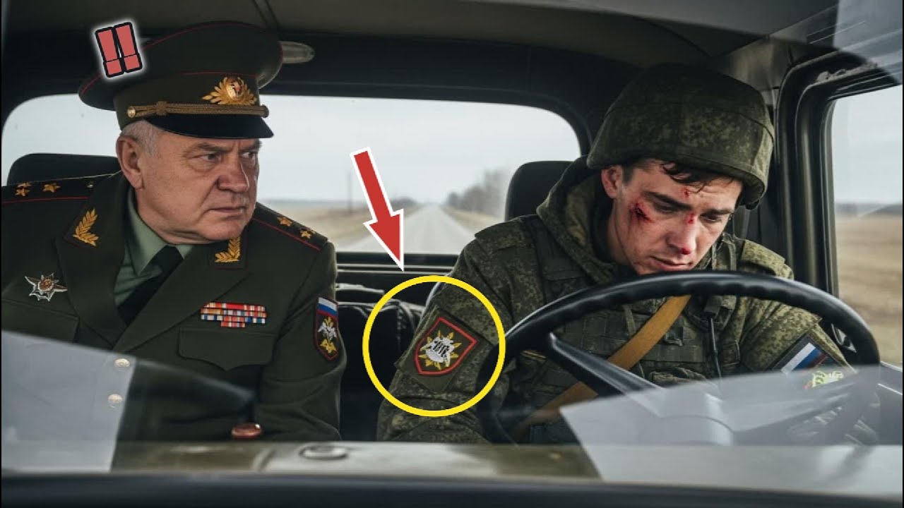 Увидев синяк у водителя, генерал сровнял с землей всю его часть.