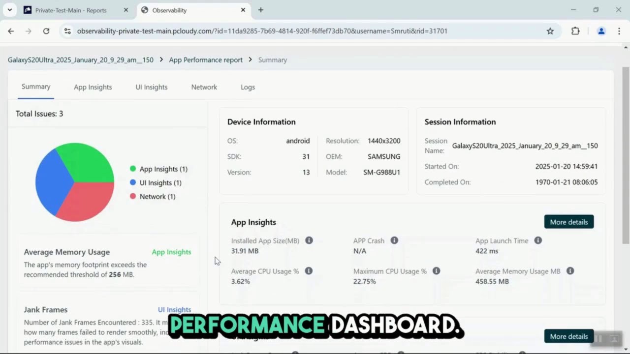 Pcloudy's App Performance Experience Testing Demo