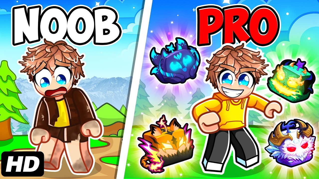 ROBLOX BLOXFRUITS NOOB TO PRO ON EVERY FRUIT: THE MOVIE
