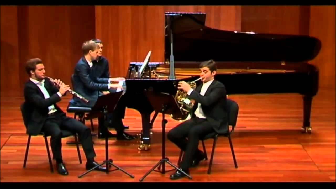 HERZOGENBERG, HEINRICH - Trio for piano oboe and horn Op.61 (Mov.I-III-II)