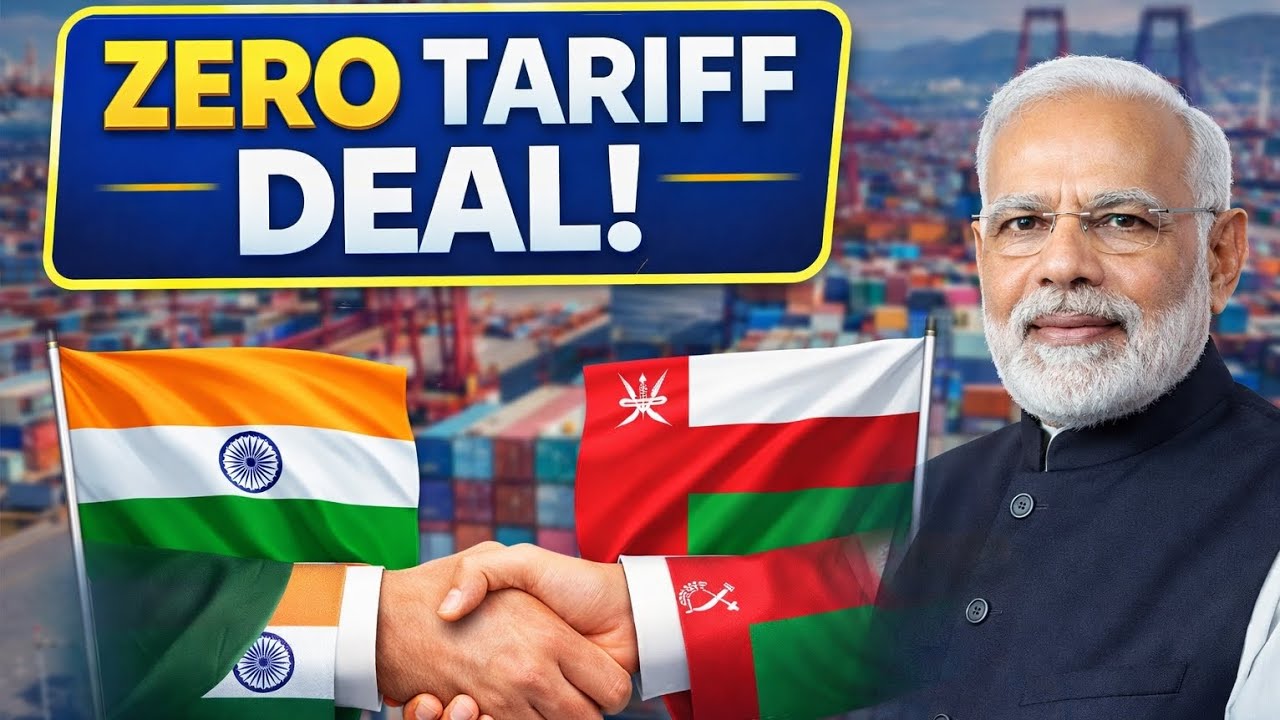 India–Oman Trade Deal Kya Hai? | Zero Tax on Indian Products | PM Modi Oman Visit 