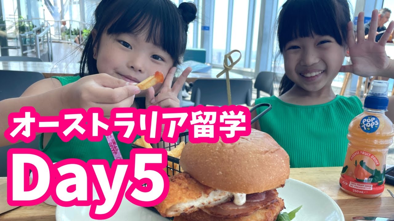 【オーストラリア留学】金曜日は遅刻？　朝からケンカ！　学校終わりにスカイポイントでランチ！　勉強　教育【まりちゃんいずちゃんチャンネル】