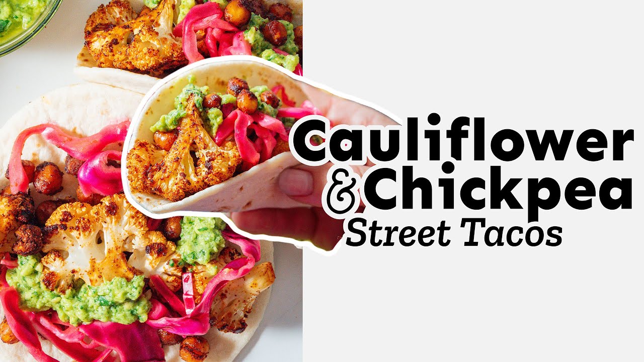 Crispy Chickpea Cauliflower Tacos