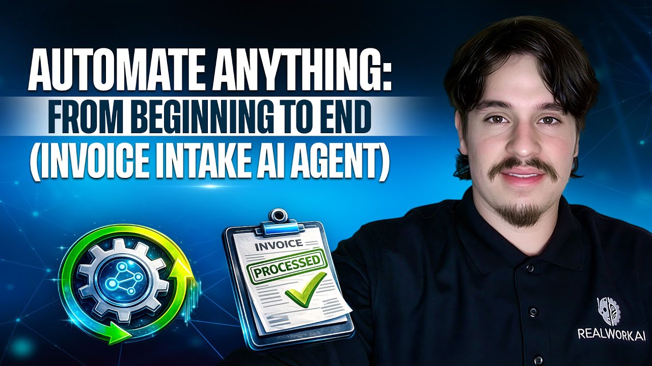 Automate ANYTHING: From BEGINNING to END (Invoice Intake AI agent)