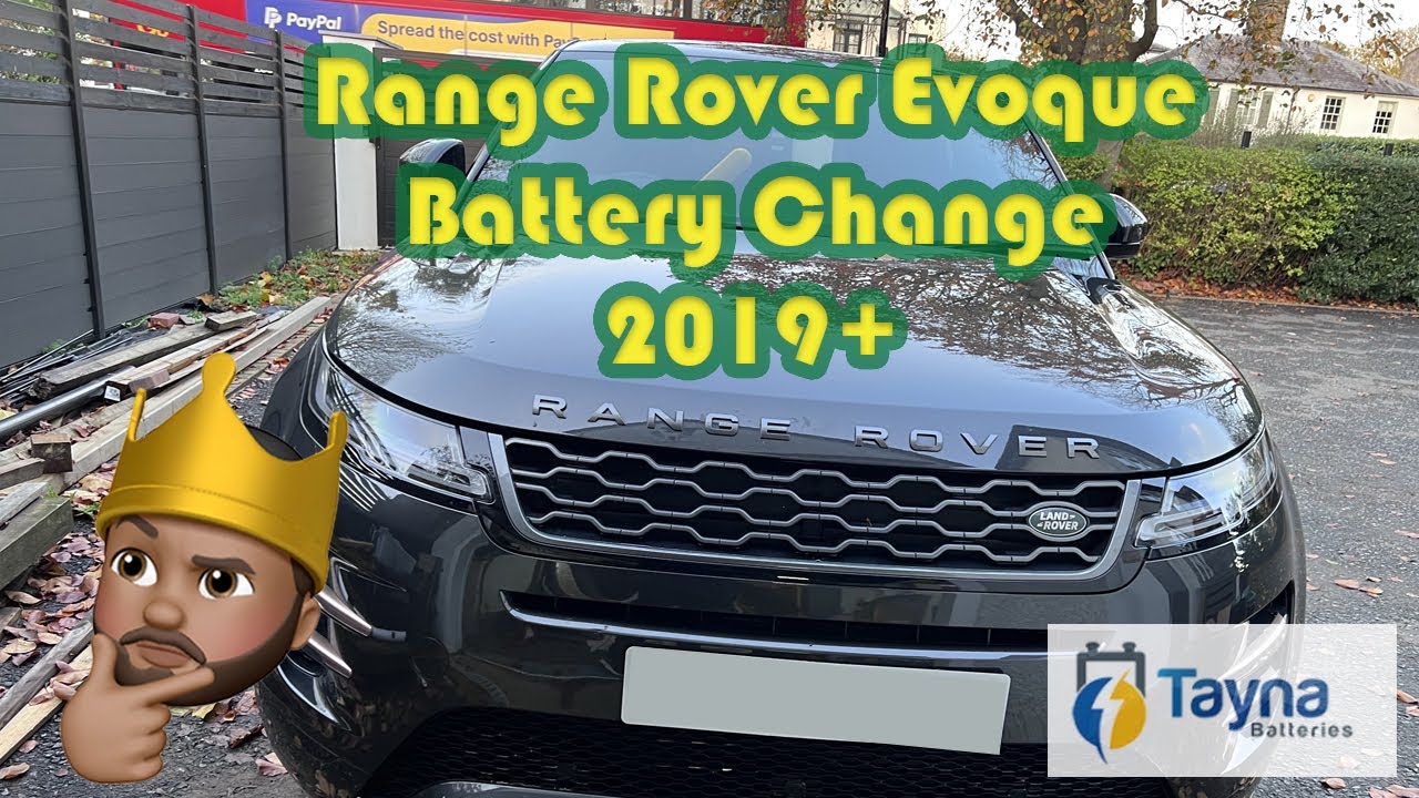 How to Change 12V Battery in Evoque 2019 + (L551)