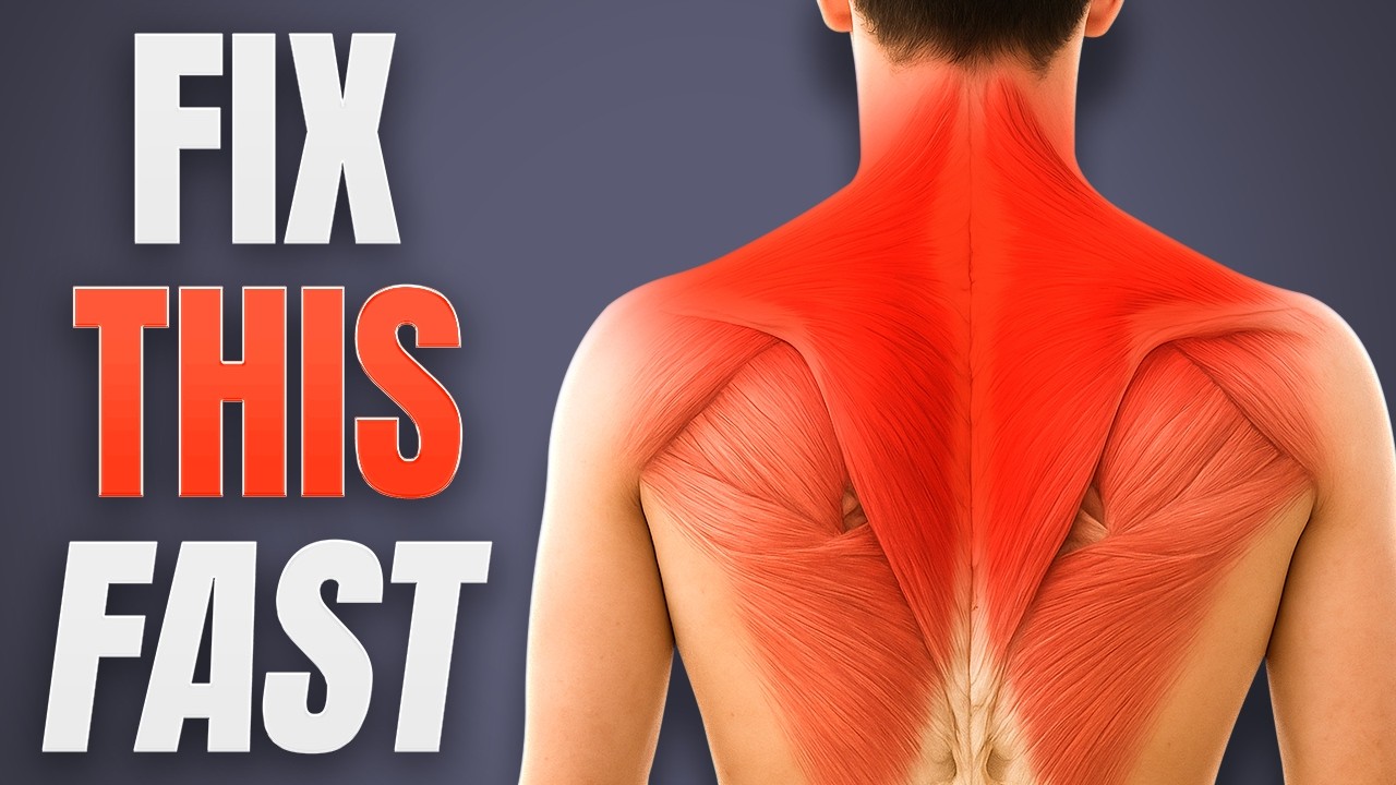 Fix Muscle Knots in Your Neck and Upper Back FAST (Unlock Traps)