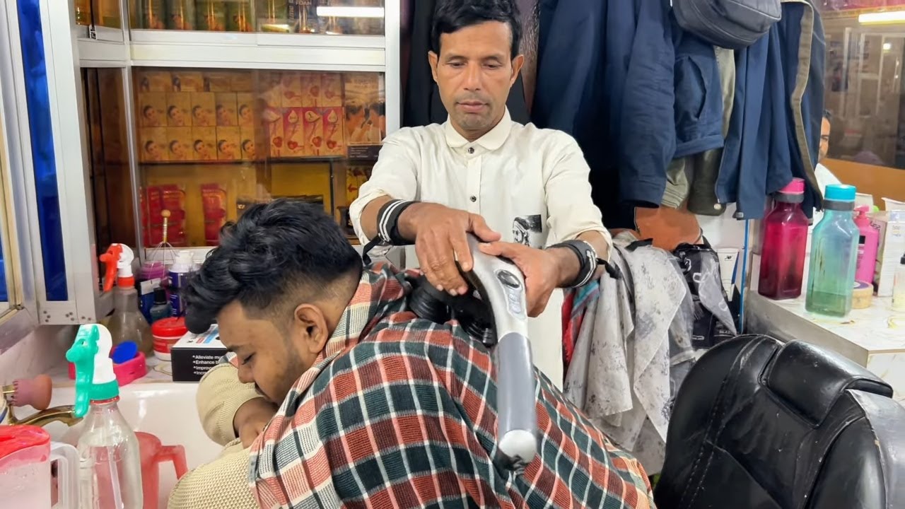 2$ Relax in Bangladesh: Long Indian Head Massage with Facial Pinching Techniques | ASMR