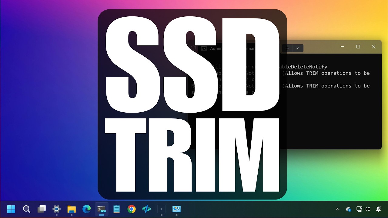 Предотвращение износа SSD: убедитесь, что параметр TRIM правильно настроен в Windows 11.