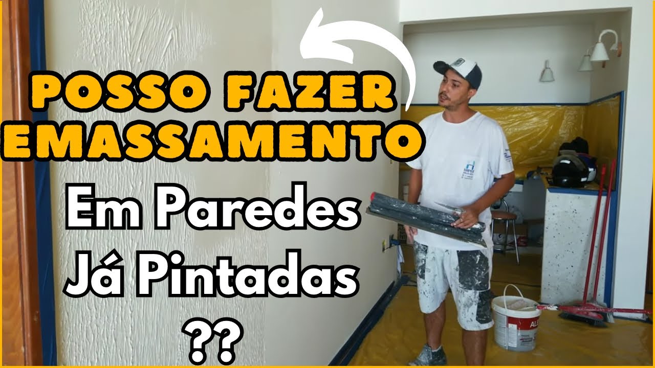 Posso Aplicar Massa Corrida Em  Paredes Já Pintadas?