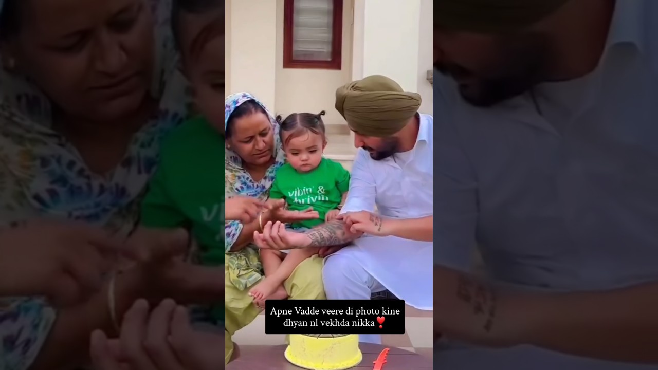 Sidhu moose wala brother | Chota Sidhu Charan Kaur Tiger Halwara Tattoo neal #chotasidhu Kamal Sarao