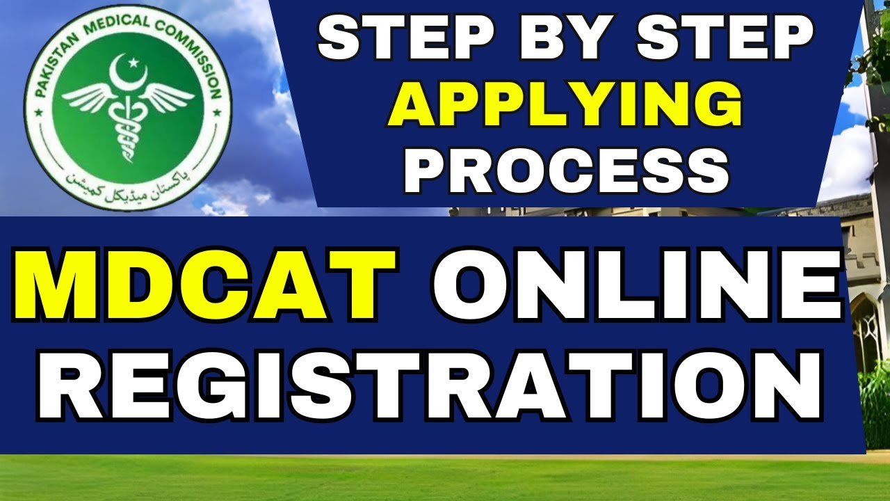 MDCAT Online Registration Procedure | How to apply Online for MDCAT 2024