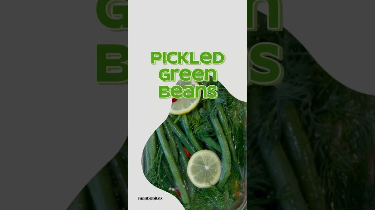 Making pickled green beans at home 🍃그린빈 피클 만들기 