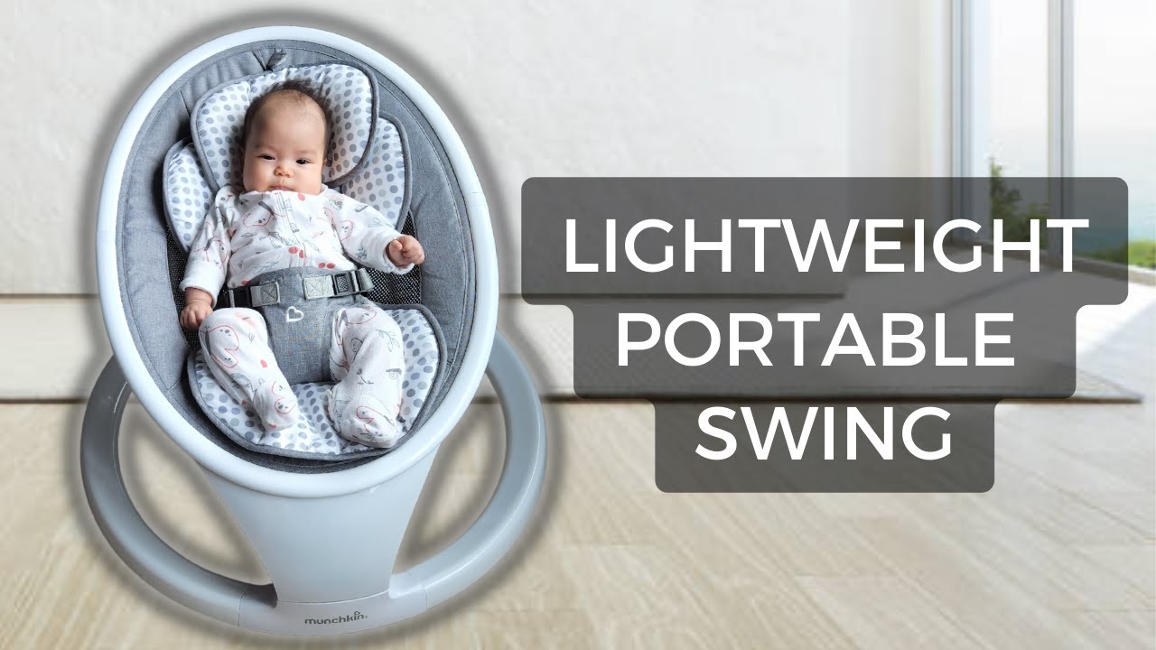 Best Lightweight Portable Baby Swing - Munchkin Baby Swing Review & Tutorial