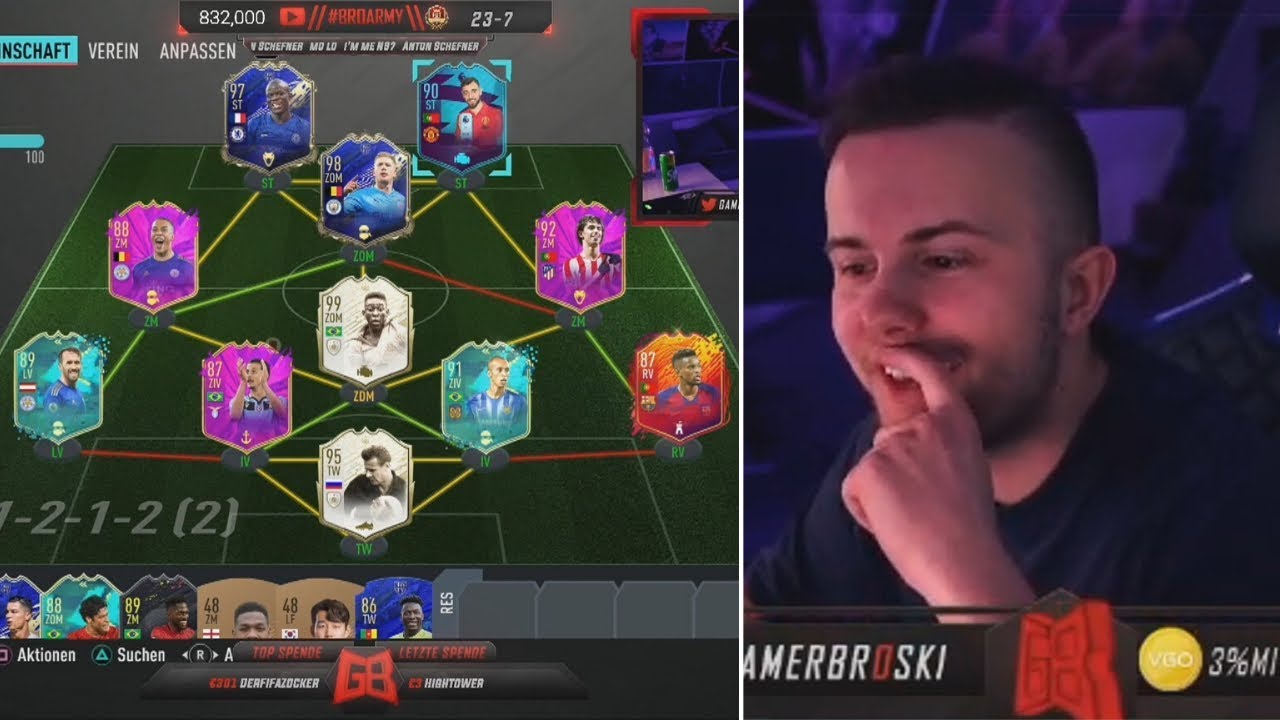 GamerBrother bewertet sein WL TEAM mit PELE 99 🔥| GamerBrother Stream Highlights