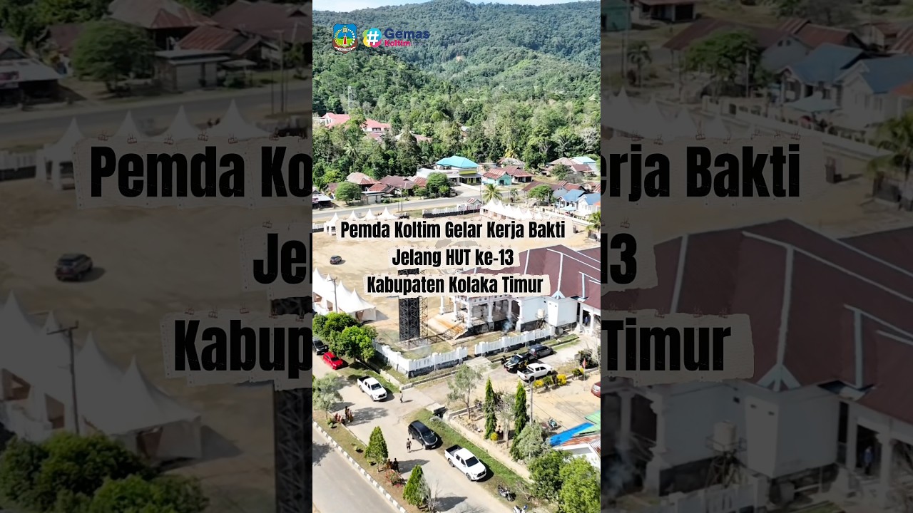 Pemda Koltim Gelar Kerja Bakti Jelang HUT ke-13 Kabupaten Kolaka Timur.