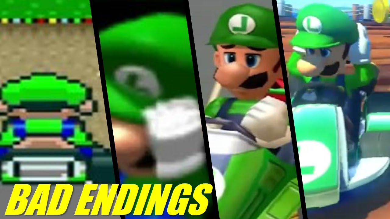 Evolution of Luigi 4th Place Endings in Mario Kart (1992-2022)