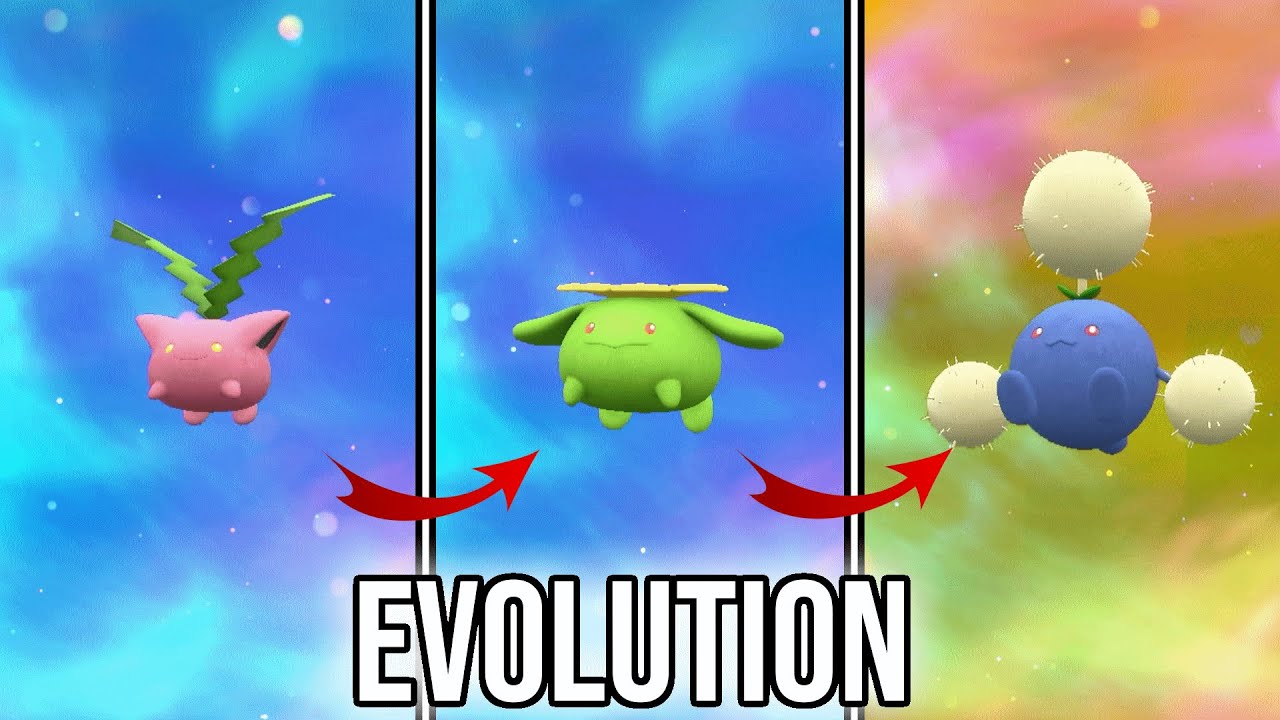 Hoppip | Skiploom | Jumpluff | Evolution in Pokemon Scarlet & Violet | SV