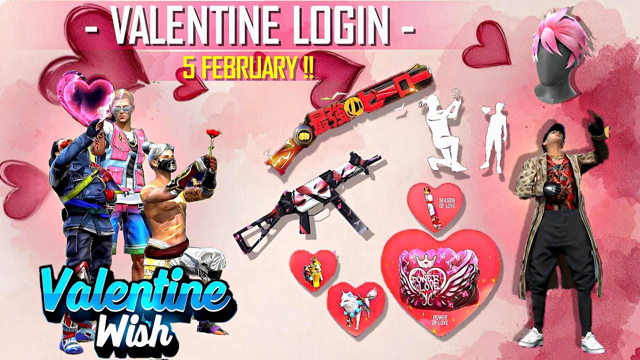 Valentine Event Free Rose Emote 💥😮| angelic pant event | free fire new event | ff new event