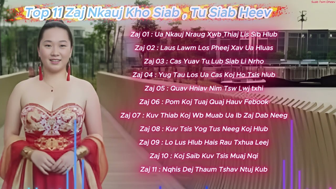 Top 11 Zaj Nkauj Kho Siab , Tu Siab Heev Nkauj Cover Hnub 09/03/2026