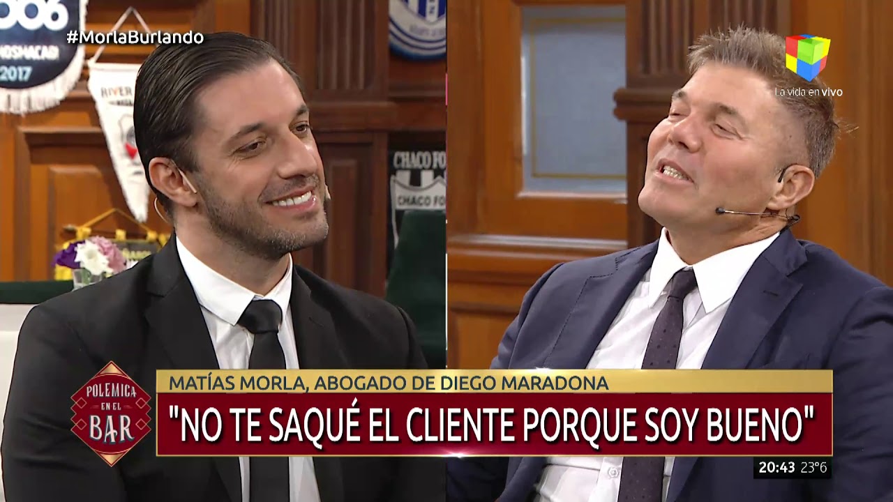 Fuerte mano a mano entre Matias Morla y Fernando Burlando, los abogados de Maradona y Claudia