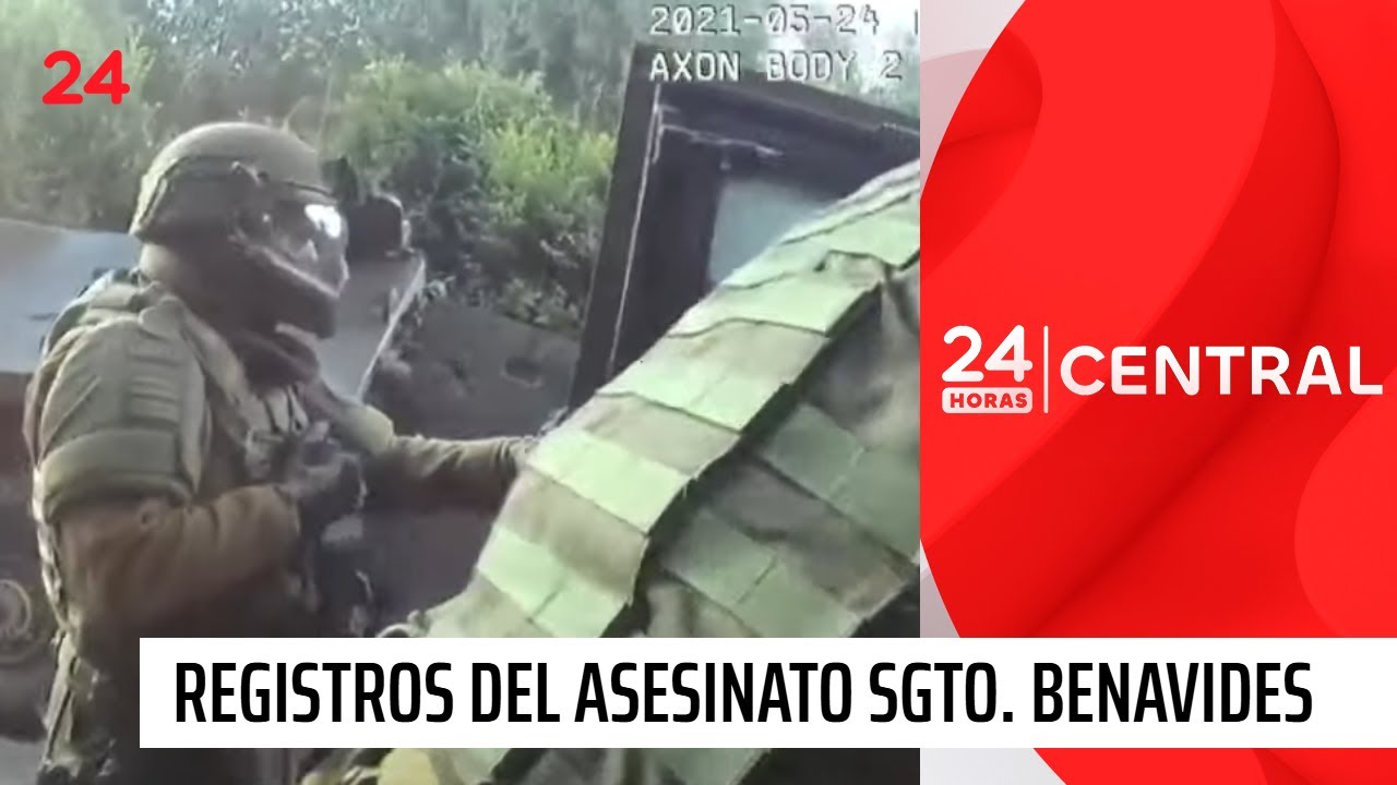 Registros inéditos del asesinato del sargento Benavides en Collipulli | 24 Horas TVN Chile