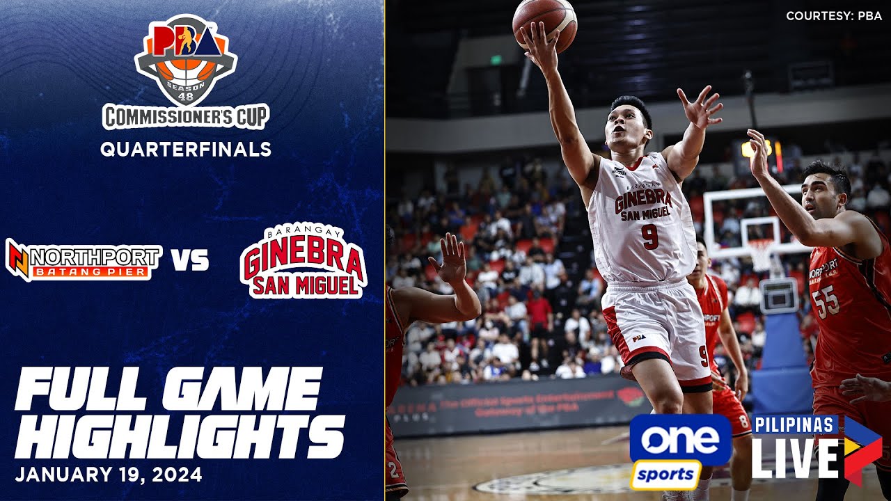 Brgy. Ginebra vs. NorthPort QF highlights | PBA Season 48 Commissioner’s Cup - Jan. 19, 2024