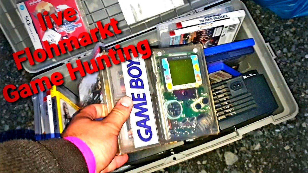 XXL Live Flohmarkt 🎮 game hunting 🤩 von Gameboy bis ps4 von retro bis neu alles dabei 😁