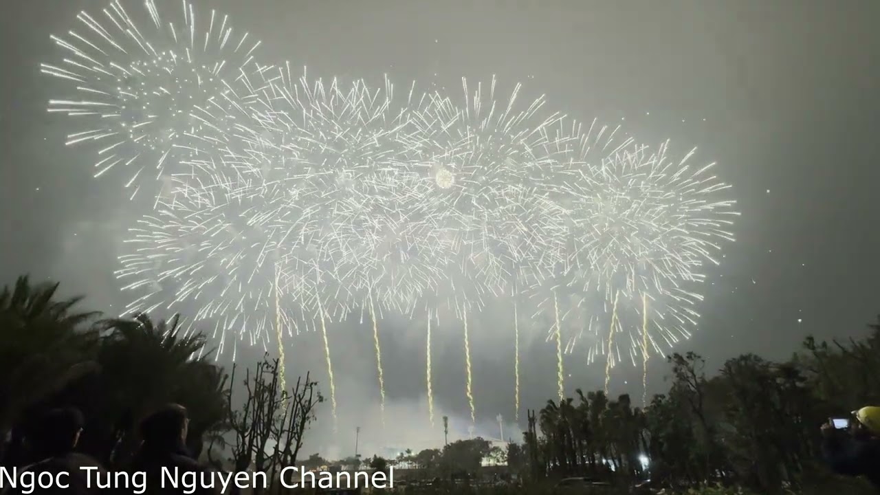 [4K] Full Màn Pháo Hoa mãn nhãn tại SVĐ Mỹ Đình trong chương trình chào mừng đại hội Đảng 23/01/2026