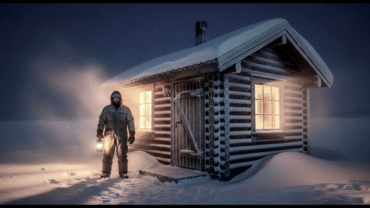 No Chimney. No Stove. Somehow His Cabin Was Warm at -40°F.