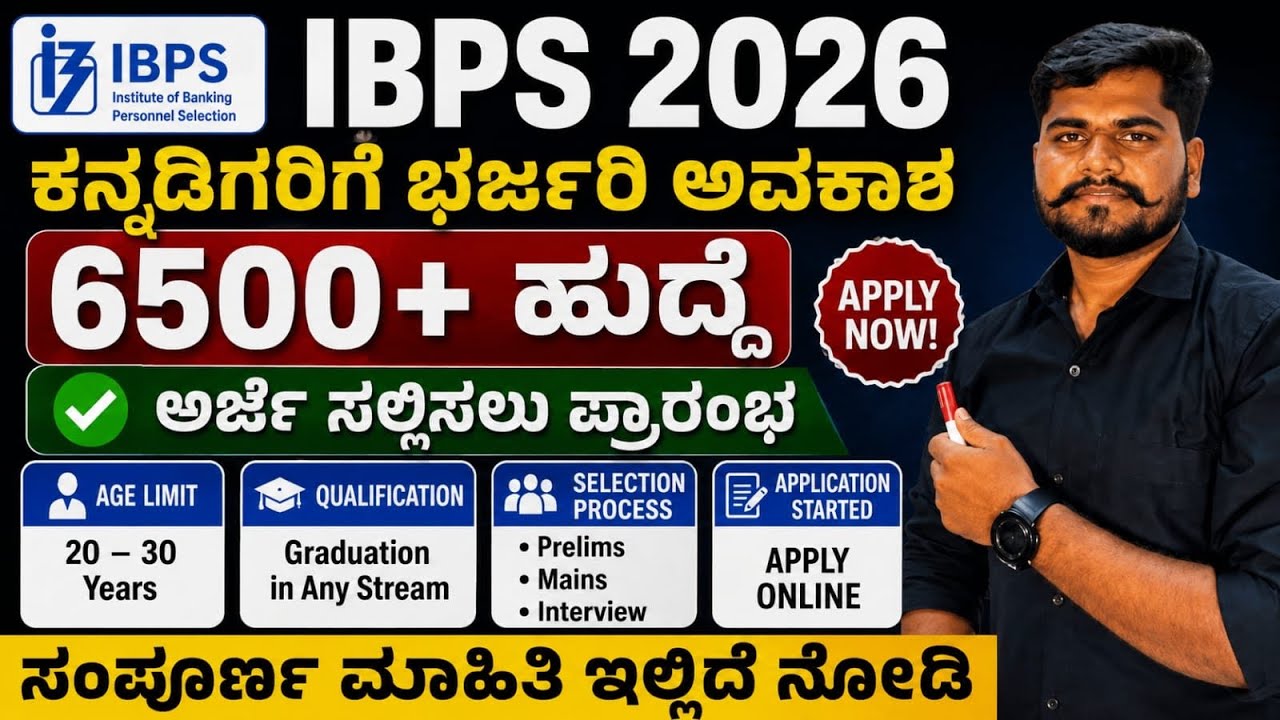 GOOD NEWS IBPS BANKING JOB 2026 | IBPS PO NOTIFICATION 2026 | AGE LIMIT | QUALIFICATION | SELECTION 