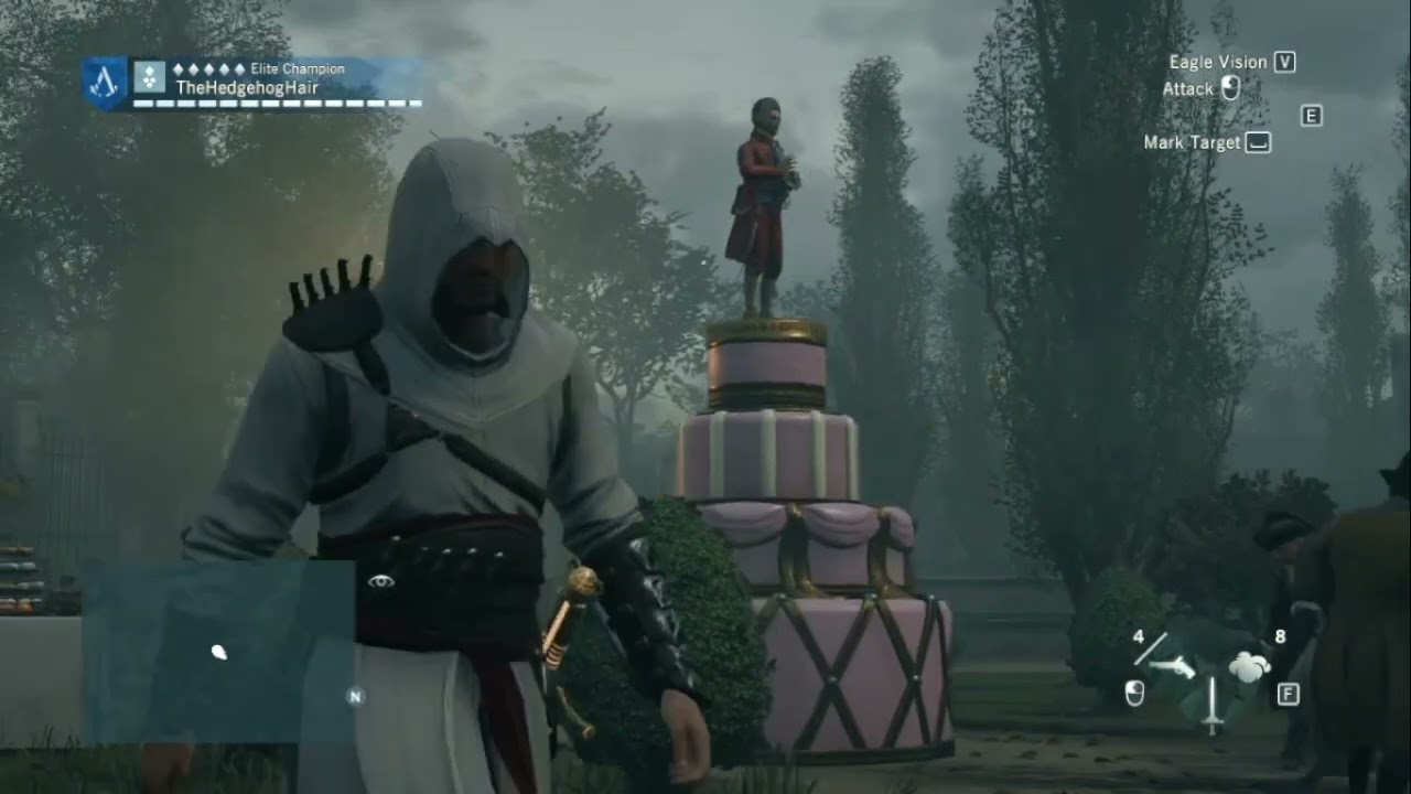 Assassin's Creed Unity Easter Egg Cake