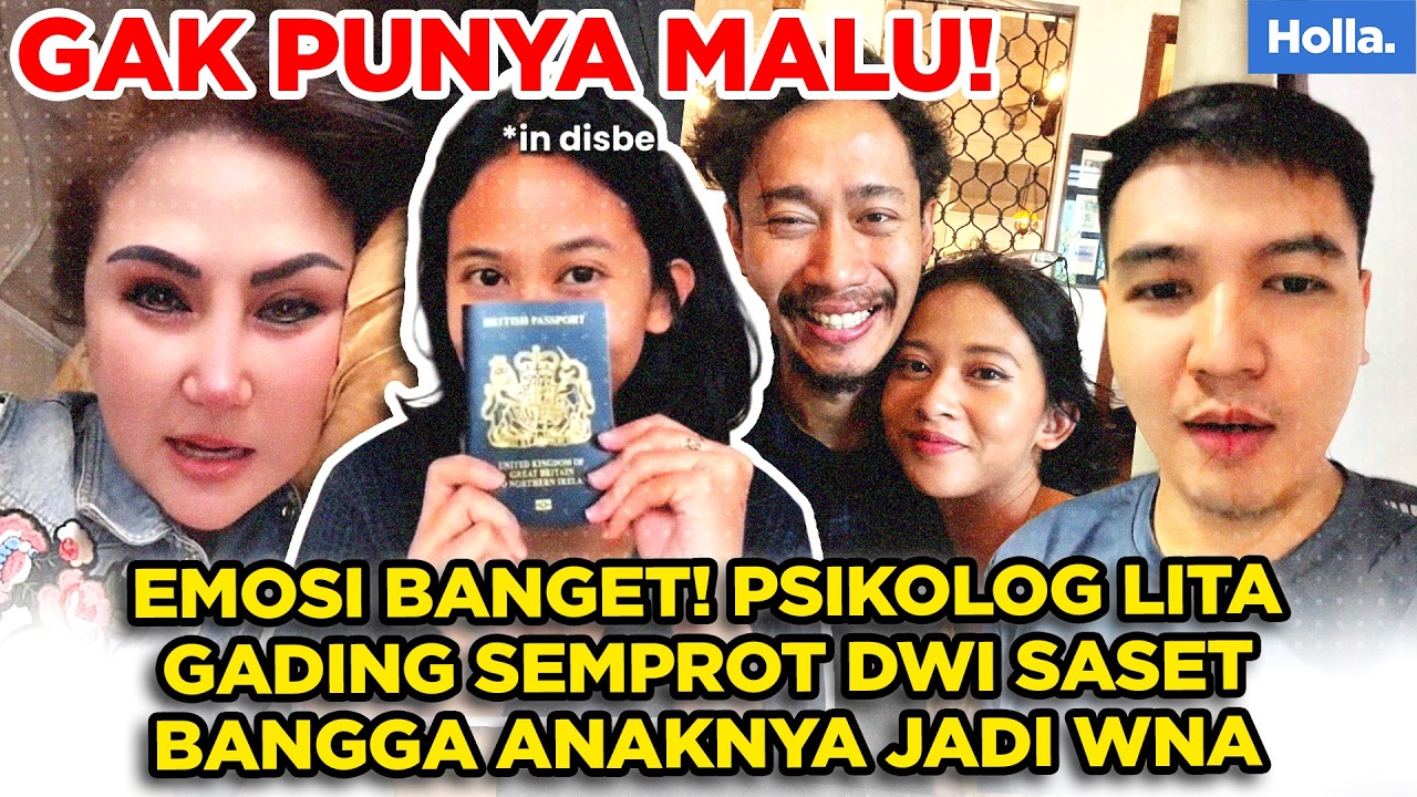 EMOSI BANGET! PSIKOLOG LITA GADING SEMPROT DWI SASETYANINGTYAS BANGGA ANAKNYA JADI WNA